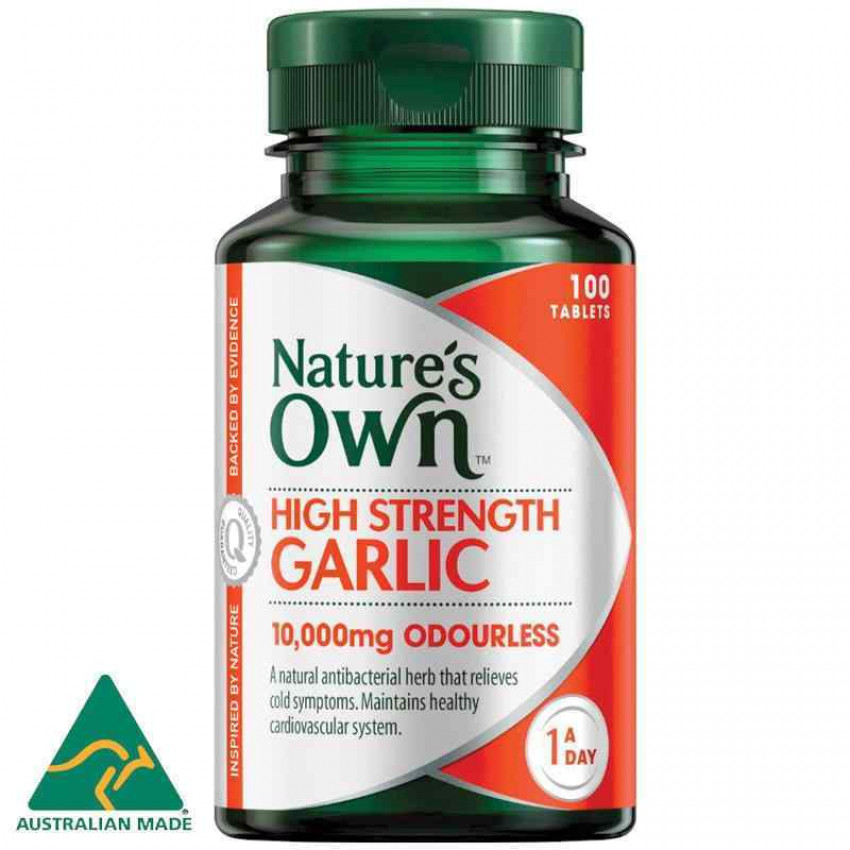 Nature's Own High Strength Garlic 10000mg 100 Tablets